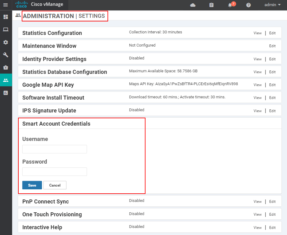 Sync vManage with your vSmart Account